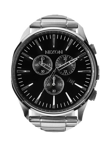 Nixon A386-000 Sentry Chrono Black 42mm ...