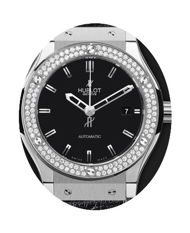 Hublot Classic Fusion Titanium Diamonds ...