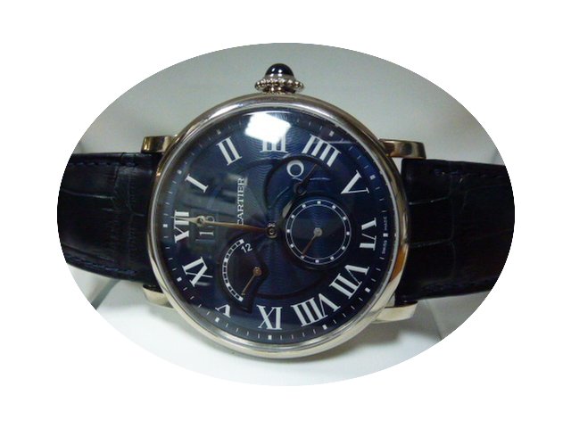 Cartier Rotonde 42mm or blanc série lim...