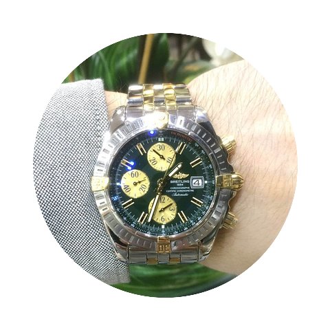 Breitling Chronomat Evolution B13356 18k...