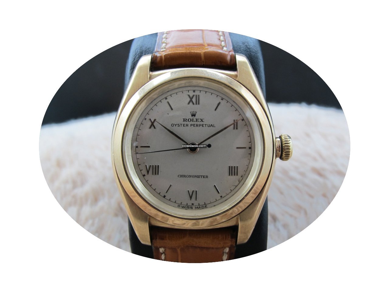 Rolex BUBBLEBACK 3131 14K Yellow Gold wi...