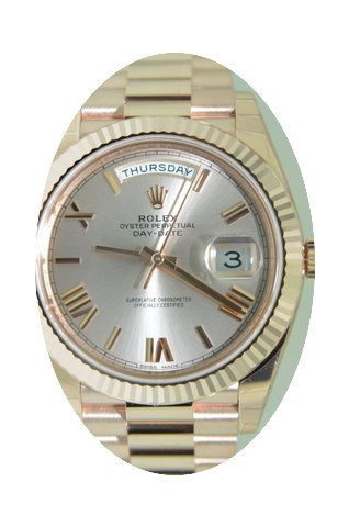 Rolex Day-Date 40mm rose gold,roman dial...