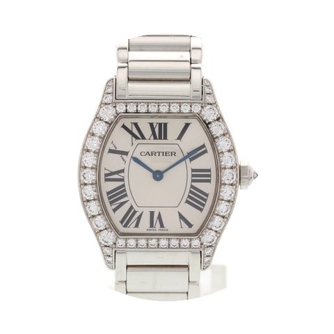 Cartier Ladies Cartier Tortue 18k White ...
