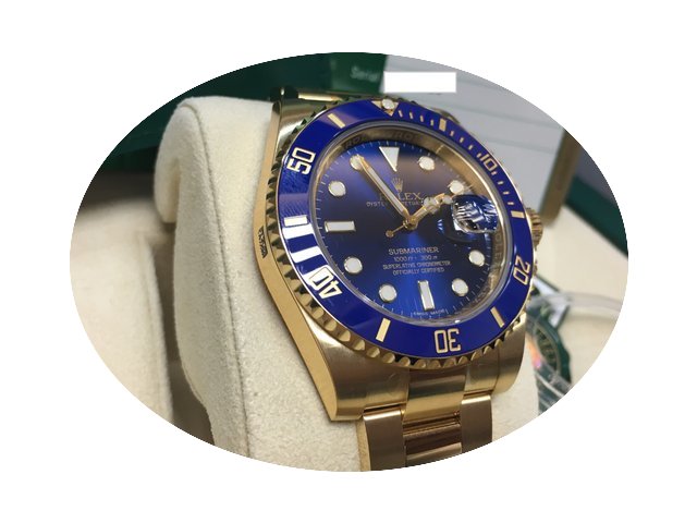 Rolex 116618 116618LB Submariner Full Ye...