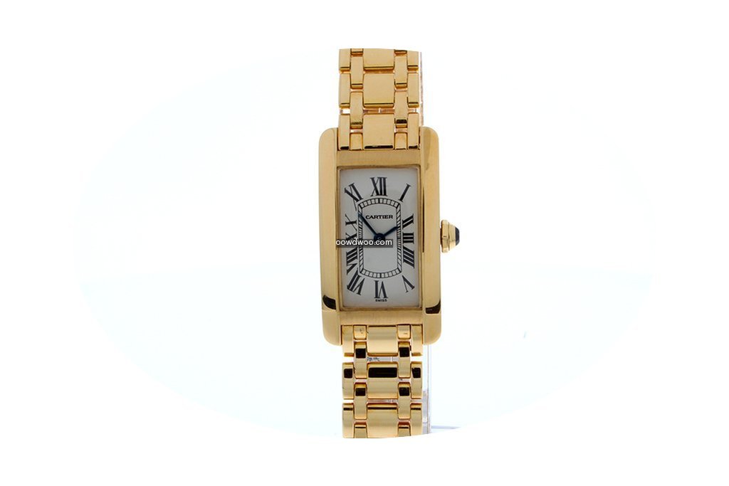 Cartier Tank Americain full gold...