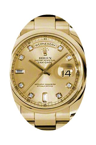 Rolex Day-Date 36 118208-GLDDDO Champagn...