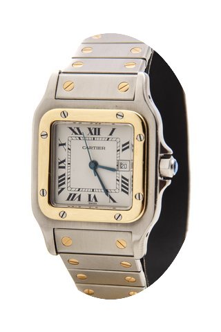 Cartier Santos Gold & Steel Automati...