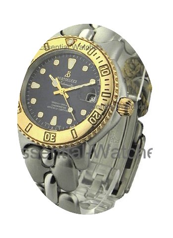 Bertolucci Diver Mens with Yellow Gold B...