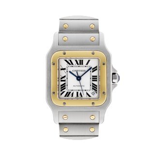 Cartier SANTOS GALBEE MEN'S XL 18KT YELL...