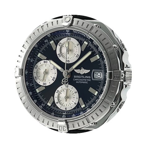 Breitling Chronomat Stainless Steel Blac...
