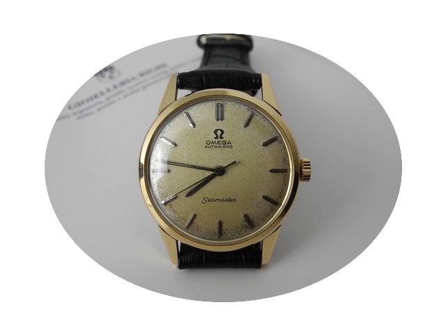 Omega seamaster gold plated original dia...