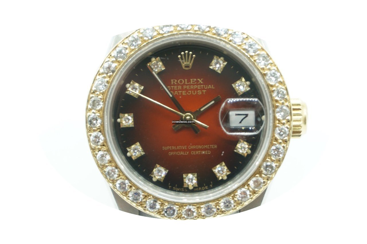 Rolex Lady-Datejust Diamond Dial Diamond...