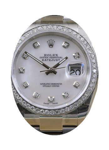 Rolex Datejust 116200 White Mother of Pe...