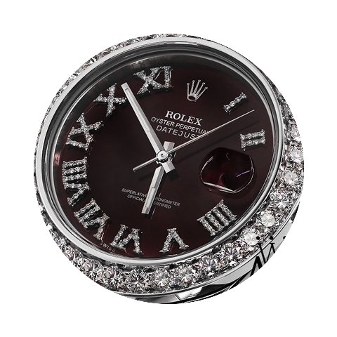 Rolex Datejust Ii Red Roman Diamond Dial...