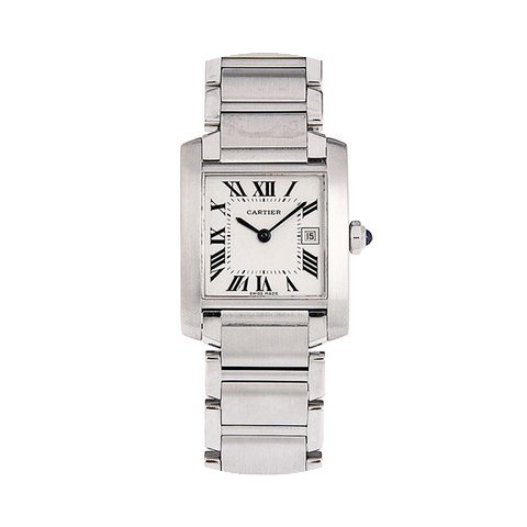 Cartier W51011Q3 Tank Francaise Ladies' ...