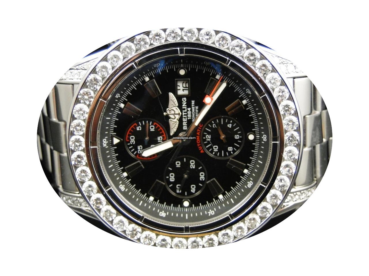 Breitling Mens 1 Row Breitling Super Ave...