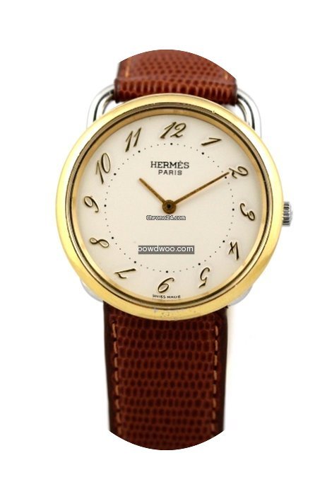 Hermès Arceau Or/acier petit modèle...