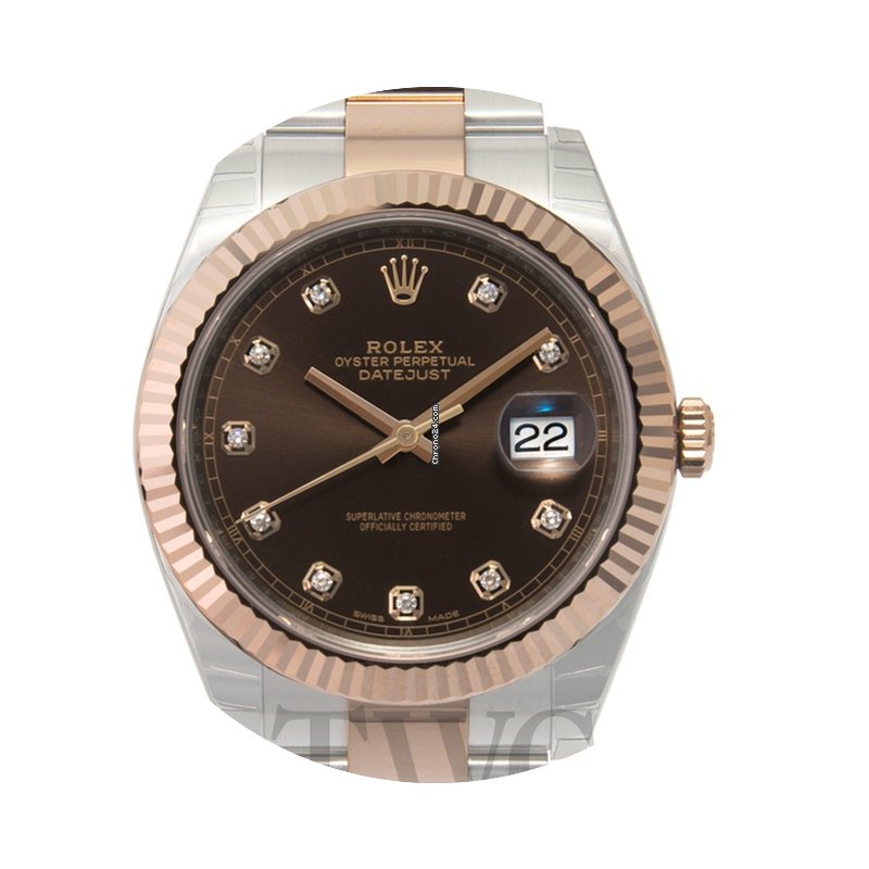 Rolex Datejust 41 Chocolate/Rose gold G ...