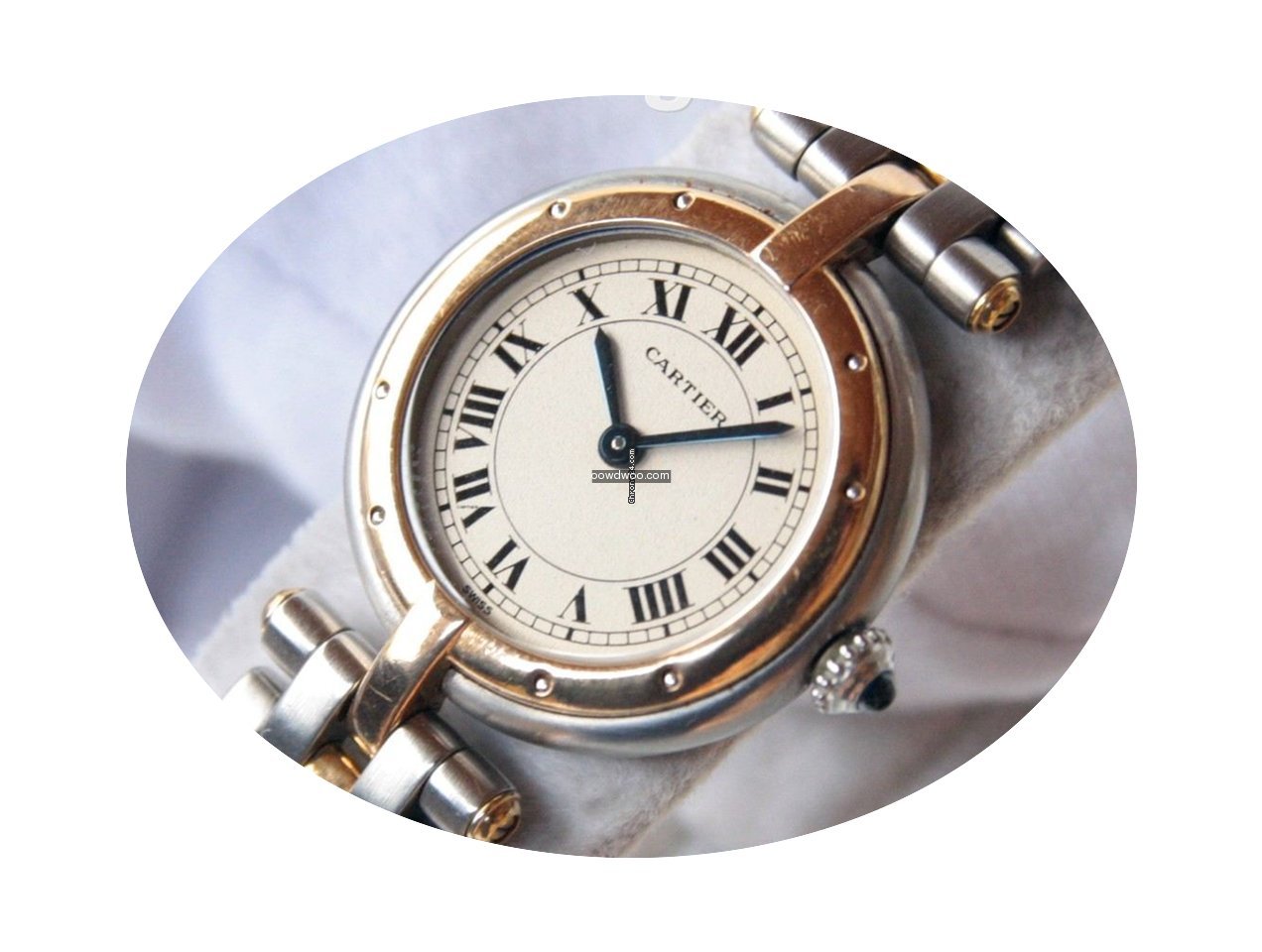 Cartier Panthere ronde Dame quartz date ...