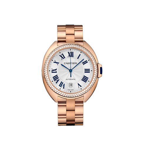 Cartier Cle Flinque Sunray Effect Dial L...