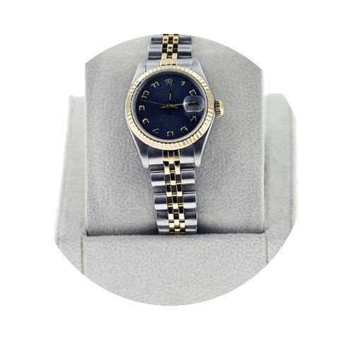 Rolex Datejust 69173 with Blue Jubilee D...