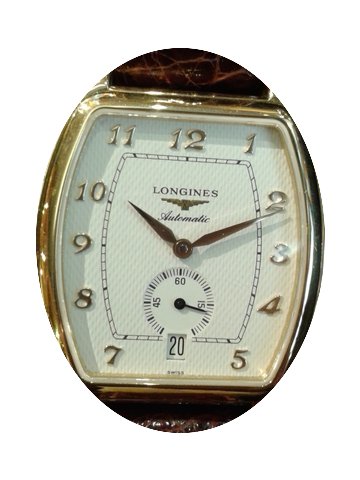Longines Tonneau Oro Gold 18kt...