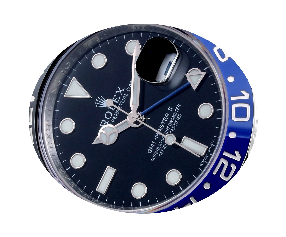 Rolex SS Ceramic GMT Master ll Black & B...
