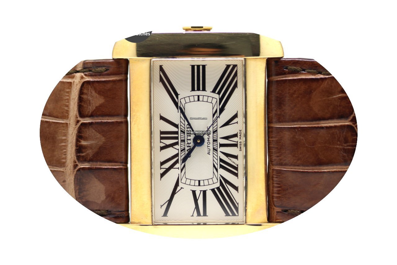 Cartier Tank Divan Yellow Gold...