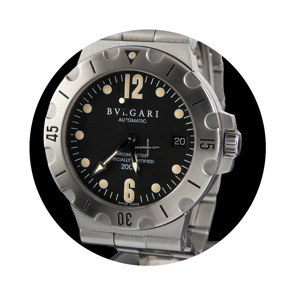 Bulgari scuba diving steel 200m...