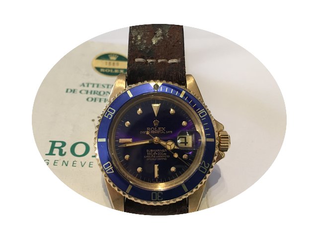 Rolex Submariner 1680 18K...