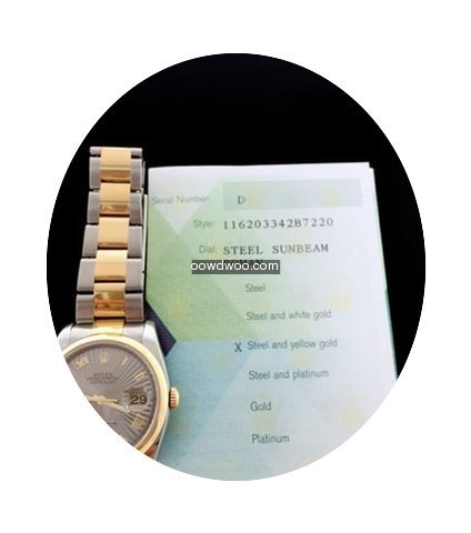 Rolex Datejust Oyster Roman Sunbeam Dial...