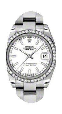 Rolex Datejust Ladies Midsize 178384-WHT...