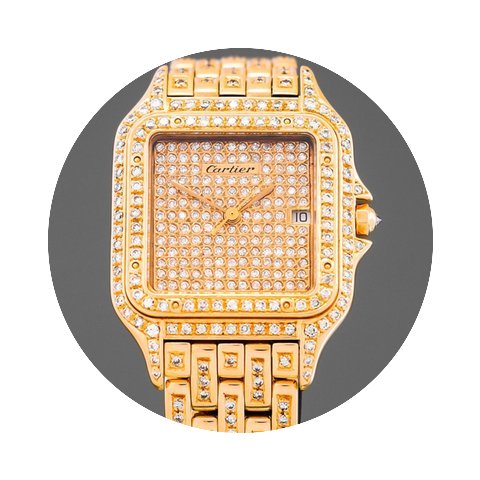 Cartier Panthere 18K Gold & Diamonds...