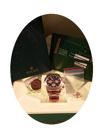 Rolex Daytona Rose Gold 116505 Box &...