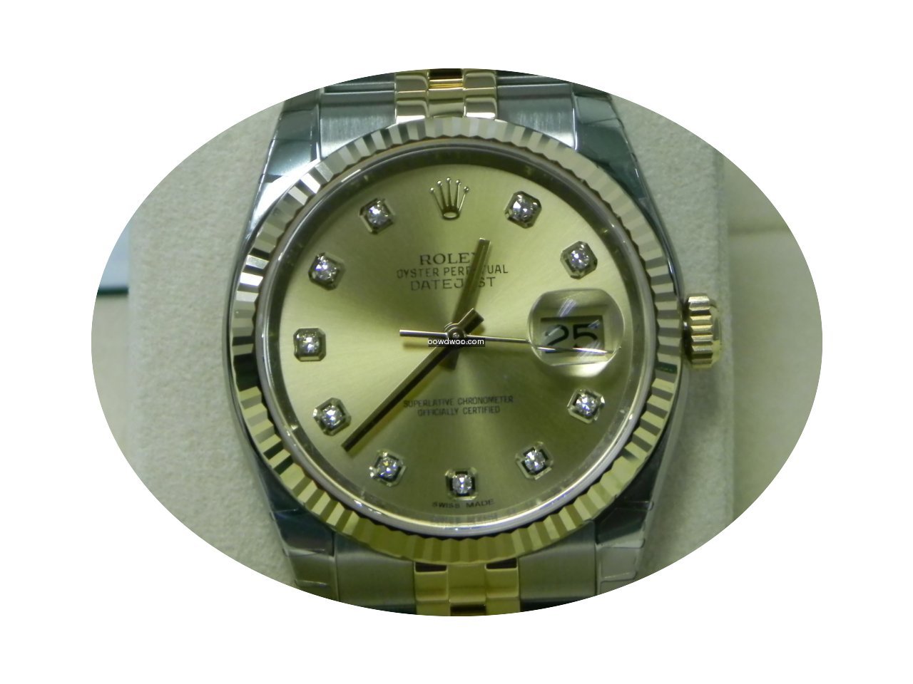 Rolex DATEJUST Champagne Diamond Dial 11...