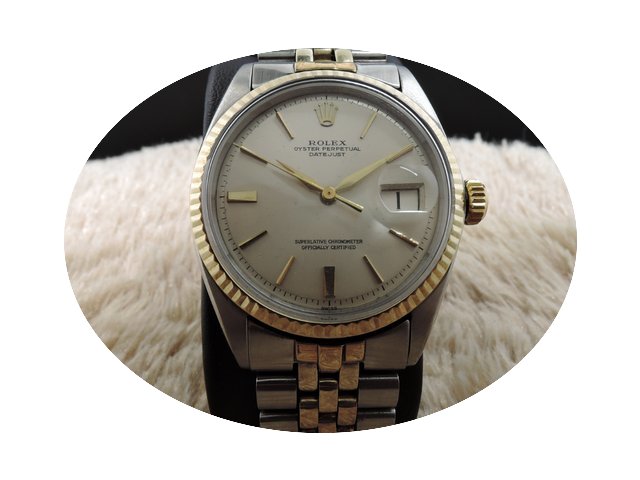 Rolex Datejust 1601 2-Tone ORIGINAL Silv...