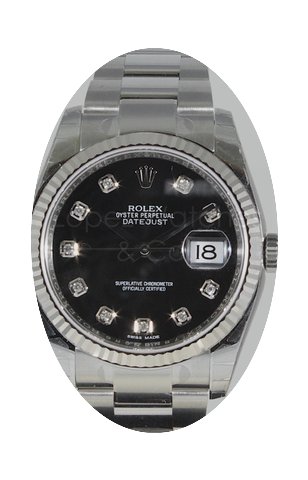 Rolex Datejust Black diamonds Ref 116234...