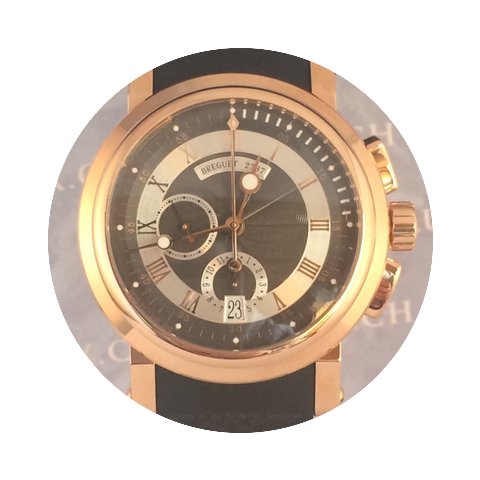 Breguet marine chronograph rose gold...