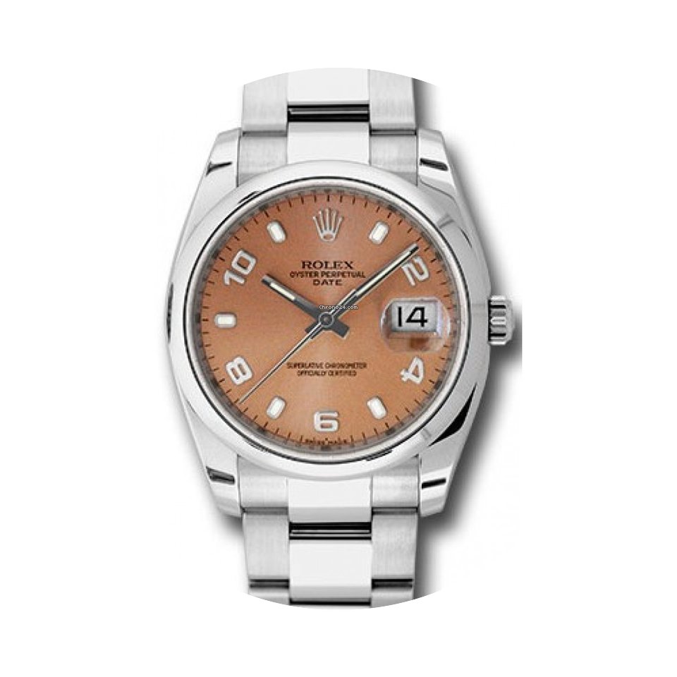 Rolex Date 115200 34mm Stainless Steel O...
