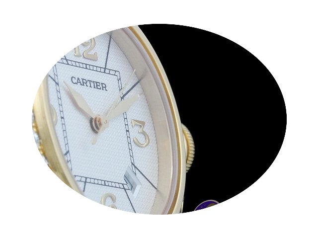 Cartier Pasha 18kt Gelbgold mit Brillant...