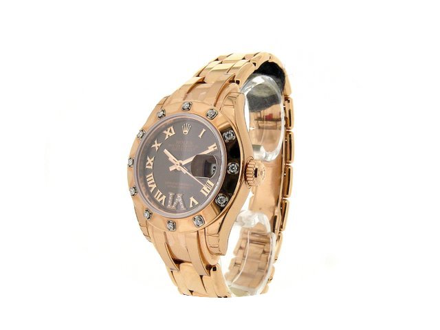 Rolex Datejust Pearlmaster 80315 Choco V...