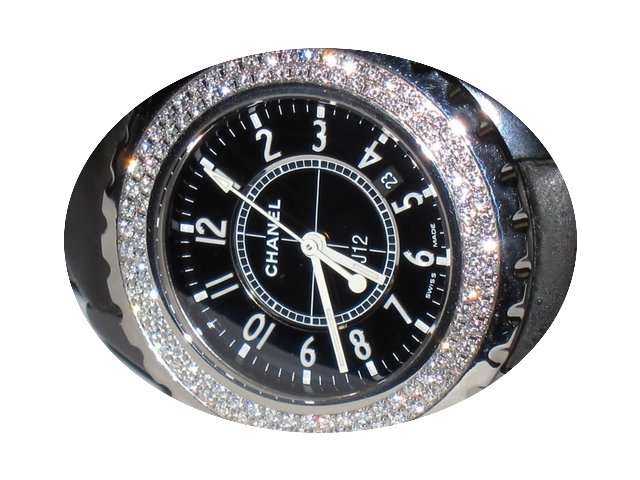 Chanel J12 Ceramic 33 MM Diamonds...