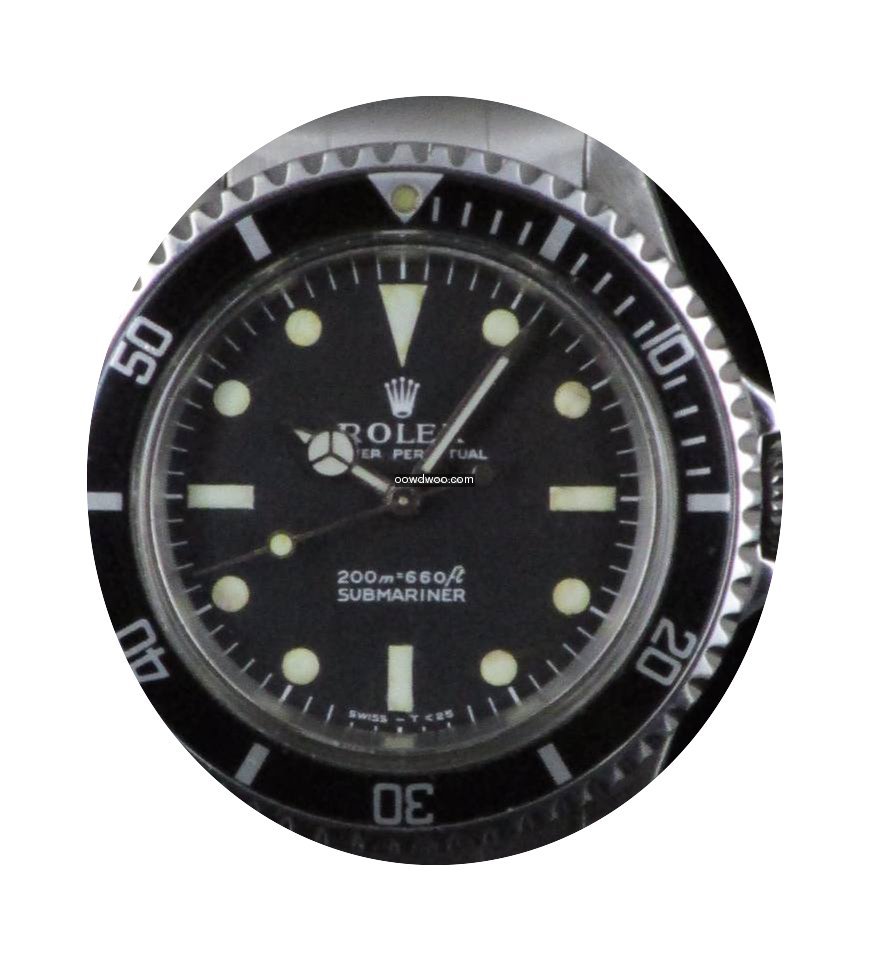 Rolex Submariner 5513 Meter First Steel ...