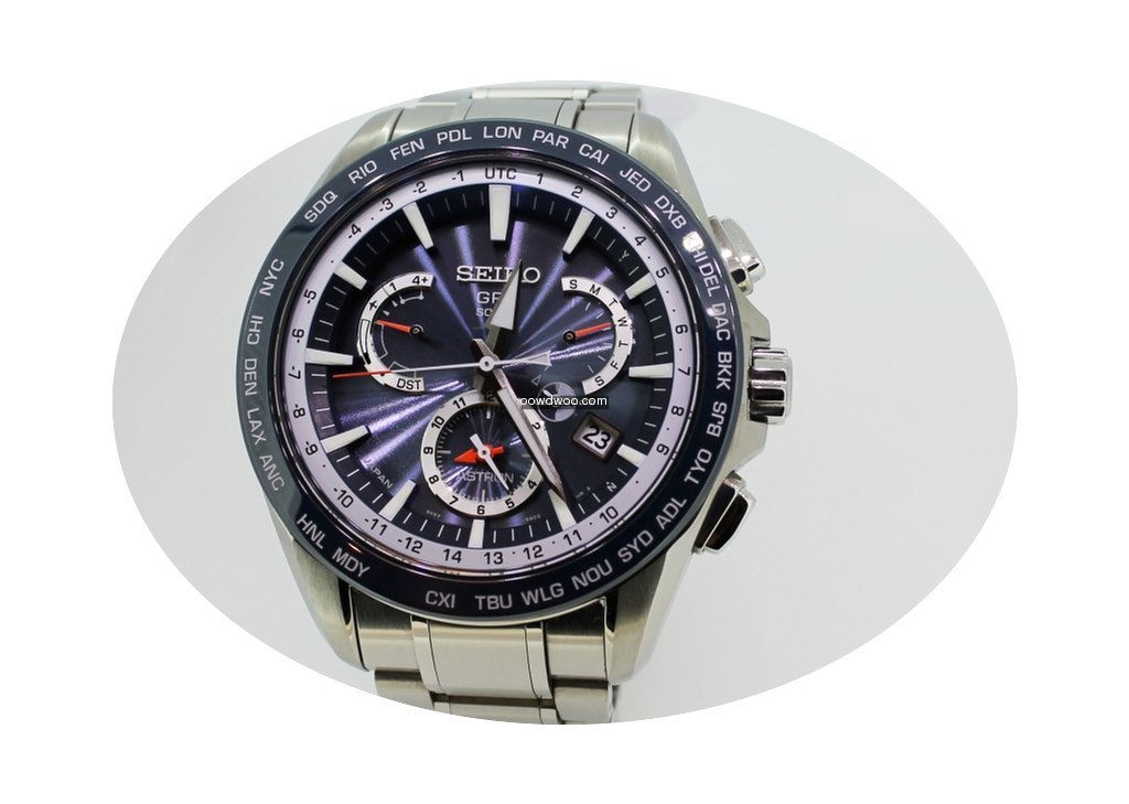 Seiko ASTRON GPS Solar Dual-Time Stahl...