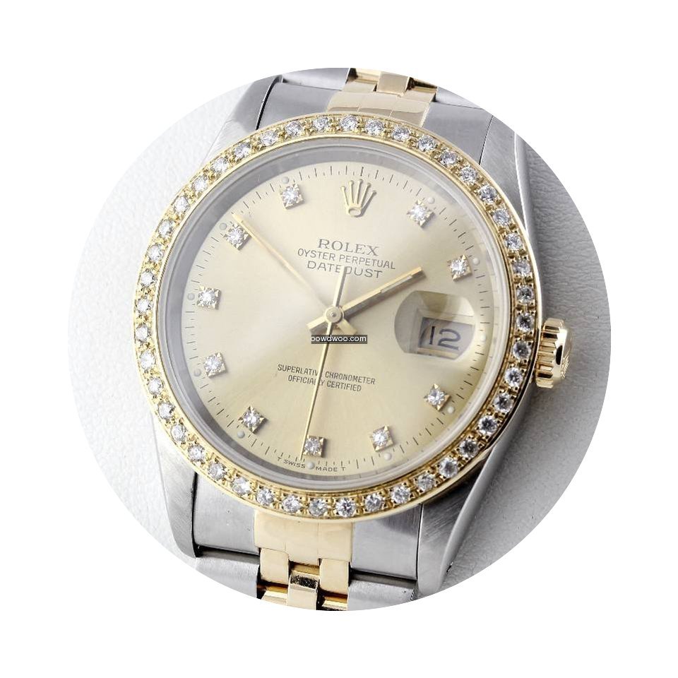 Rolex DATEJUST STAHL / GOLD 36mm AUTOMAT...