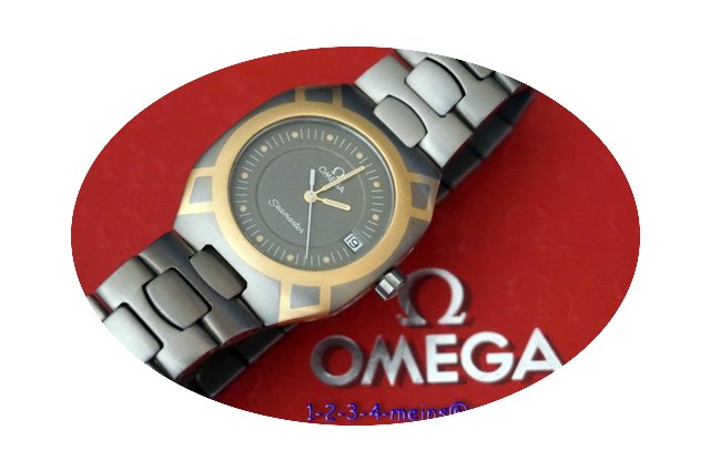 Omega Seamaster Herrenuhr Titan/Gold 18 ...