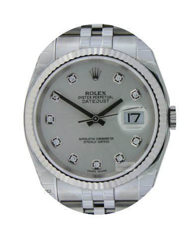 Rolex Datejust 36 in Steel and Whitegold...