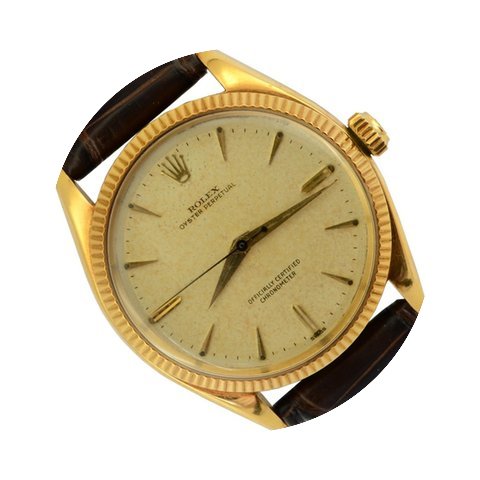 Rolex oyster perpetual 6567 yellow gold ...