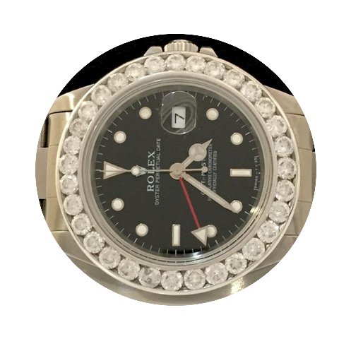 Rolex Gmt Master Bezel Com 5.5 Quilates ...