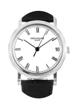 Patek Philippe 18k White Gold White Porc...